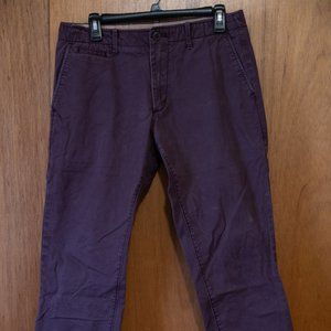 Gap Wine Slim Khakis - 33x30